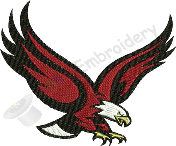 Eagle Machine Embroidery Design,Sport embroidery,wild,filled stitch,machine patterns,8 formats,10 SIZES,INSTANT DOWNLOAD