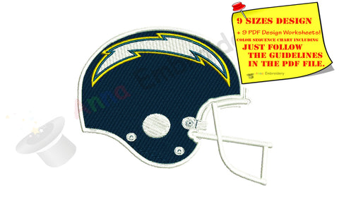 Helmet Machine Embroidery Design,Sport embroidery,football,helmet,filled stitch,machine patterns, 9 SIZES,INSTANT DOWNLOAD