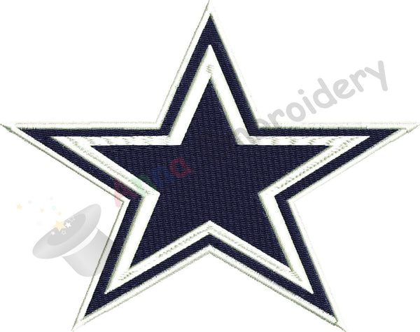 Star Machine Embroidery Design,Sport embroidery,blue star,football,filled stitch,machine patterns