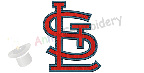 Cardinal Machine Embroidery Design-Sport embroidery -text embroidery- 10 SIZES- 12 formats-INSTANT DOWNLOAD